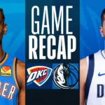 okc thunder vs dallas mavericks match player stats